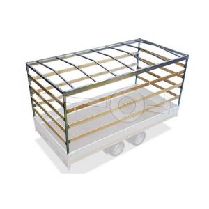 Huifstellage voor Eduard aanhangwagen 260x180, 160cm hoogte vanaf laadvloer (alleen frame)