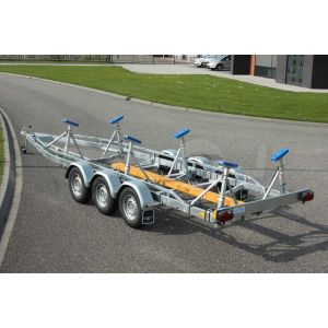 Kalf stallingstrailer voor kielboot 750x220 cm 3900 kg