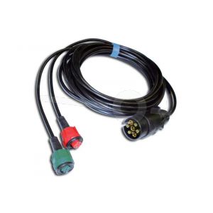 Kabelset Radex 6mtr. + 7 polige stekker met connectors