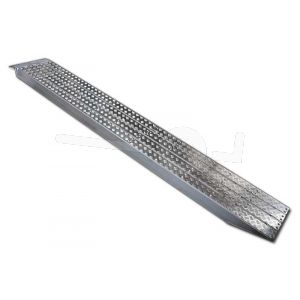 Aluminium oprijplaat Metalmec M120S/5/45 met aluminium loopvlak 450x60cm draagvermogen 4787kg