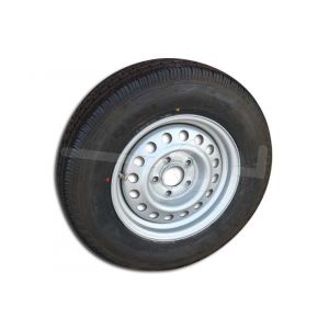 Reservewiel 185/70R13 voor geremde aanhangwagen. Steekmaat 5x112 ET-waarde 30.