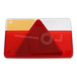 Achterlichtglas links, voor Powertrailer/Aj.Ba serie 40 (mistlamp)