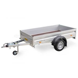 Aluminium bakwagen Humbaur H 752113 205x131cm enkelas 750kg ongeremd