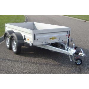 Humbaur HA 202513 tandemas aluminium bakwagen 251x131cm 2000kg