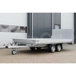 Humbaur MTKA 420x218 cm kantelbare multitransporter met oprijkep bruto laadvermogen 3500 kg