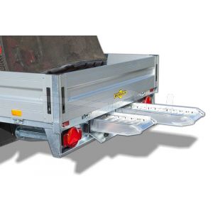 Oprijplaten 2800kg 223cm voor Humbaur plateauwagen 310x185cm