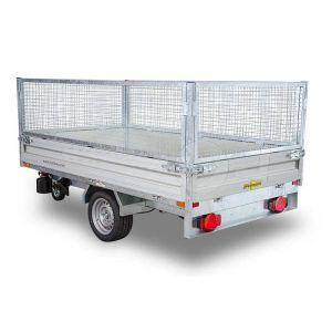 Loofrekken gaas 230x140cm (lxb bak) 60cm hoog voor Humbaur HUK kipper.