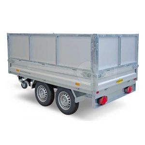 Loofrekken alu panelen 314x175cm (lxb bak) 60cm hoog voor Humbaur HUK kipper.