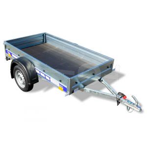 Blyss Maxx aanhangwagen 204x110, bruto 750kg (630 netto), metalen borden, banden 13", enkelas ongeremd