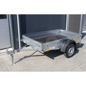 Blyss Maxx B aanhangwagen 204x121, bruto 750kg (630 netto), metalen borden, banden 13", enkelas ongeremd