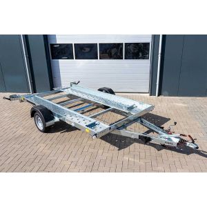 Martz Tieflader 350 1,3T enkelas kantelbare autoambulance met open laadvloer