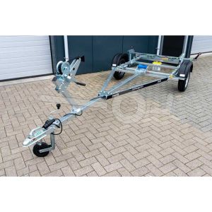 Martz Yacht 500 motorboottrailer 481x178 (lxb), bruto 500kg (374kg netto), banden 155/70R13, enkelas ongeremd