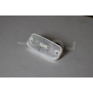 Zijmarkerings lamp LED wit 111x46x16mm 12-24V (H/H 90mm)