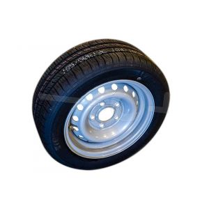 Reservewiel met hoge druk band voor aanhangwagen maat 195/50R13