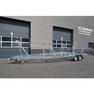 Zeilboottrailer Vlemmix, 920x255cm (lxb), bruto 3500kg (netto 2800kg), tandemas geremd.